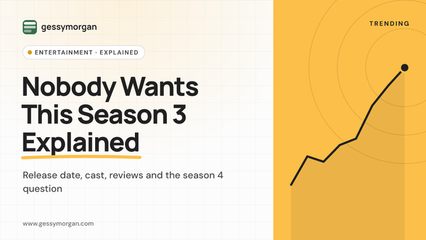 Branded graphic reading Nobody Wants This Season 3 Explained, with the subline release date, cast, reviews and the season 4 question.